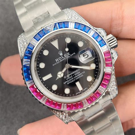 rolex submariner diamond replica|rolex submariner original.